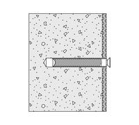 Hewi materiale di fissaggio per pareti in calcestruzzo, BM27.4, Universal [Accessori Bagno > Ricambi per Accessori Bagno]