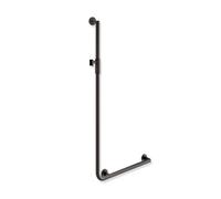 Hewi System 900 asta saliscendi, con maniglia di sostegno, 900.33M20160 ER, System 900 grigio scuro opaco [Rubinetteria Bagno > Doccette / Supporti]