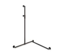 Hewi System 900 asta saliscendi, con maniglia di sostegno, 900.35M30060 ER, System 900 grigio scuro opaco [Rubinetteria Bagno > Doccette / Supporti]