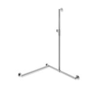 Hewi System 900 asta saliscendi, con maniglia di sostegno, 900.35M303XA, System 900 acciaio inox spazzolato [Rubinetteria Bagno > Doccette / Supporti]