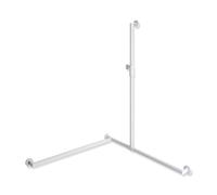 Hewi System 900 asta saliscendi, con maniglia di sostegno, 900.35M30460 VH, System 900 bianco opaco [Rubinetteria Bagno > Doccette / Supporti]