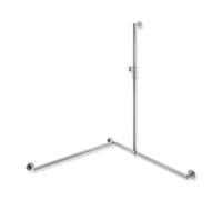 Hewi System 900 asta saliscendi, con maniglia di sostegno, 900.35M304XA, System 900 acciaio inox spazzolato [Rubinetteria Bagno > Doccette / Supporti]
