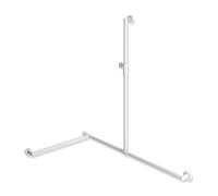 Hewi System 900 asta saliscendi, con maniglia di sostegno, 900.35M30560 VH, System 900 bianco opaco [Rubinetteria Bagno > Doccette / Supporti]