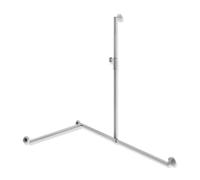 Hewi System 900 asta saliscendi, con maniglia di sostegno, 900.35M305XA, System 900 acciaio inox spazzolato [Rubinetteria Bagno > Doccette / Supporti]