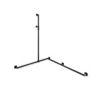 Hewi System 900 asta saliscendi, con maniglia di sostegno, 900.35M30860 ER, System 900 grigio scuro opaco [Rubinetteria Bagno > Doccette / Supporti]