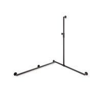 Hewi System 900 asta saliscendi, con maniglia di sostegno, 900.35M30960 ER, System 900 grigio scuro opaco [Rubinetteria Bagno > Doccette / Supporti]