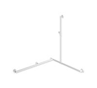 Hewi System 900 asta saliscendi, con maniglia di sostegno, 900.35M30960 VH, System 900 bianco opaco [Rubinetteria Bagno > Doccette / Supporti]