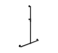 Hewi System 900 asta saliscendi, con maniglia di sostegno, 900.35M40060 CV, System 900 nero opaco [Rubinetteria Bagno > Doccette / Supporti]