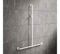 Hewi System 900 asta saliscendi, con maniglia di sostegno, 900.35M40260 VH, System 900 bianco opaco [Rubinetteria Bagno > Doccette / Supporti]