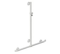 Hewi Universal asta saliscendi, con maniglia di sostegno, 950.35.41090 98, Universal bianco segnale [Rubinetteria Bagno > Doccette / Supporti]