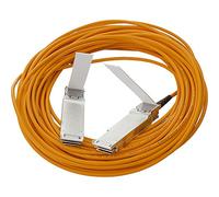 Hewlett Packard Enterprise 40G QSFP+ 10m cavo a fibre ottiche QSFP+ Orange,Silver