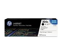HP Confezione da 2 cartucce originali di Toner nero LaserJet 304A