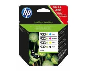 Hewlett Packard HP n. 932 X L/933 X L cartuccia d' inchiostro Combo multi pack CMYK ref C2P42AE Pack 4 113913