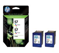Originale HP 57 2er Pacco C9503AE Multiplo Tiintenpatronen Tricolor Colorato