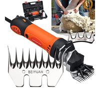 HEWXWX Tosatrice Elettrica per Tosatura delle Pecore-1200 W 220 V 6 Marce, (per Principianti/Esperti), per Lana da Pelliccia in Pecore, Bovini E Altri Animali da Compagnia,9(Bend)