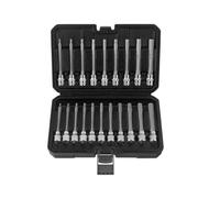 Hex Bit Socket Set 20-Piece 3/8-Inch - Metric Long Heavy-Duty Mechanic Bit | Mechanic Drive Socket Bit Wrench Tools for Workshop, Factory, | Mill, Laboratory, Shipyard, Garage, Automotive, Farm, Barn