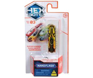 HEX BOTS Flash Nano Single, Sensory Cats with Vibration Technology, Insect Toys & Mini Robot Toy for Kids Ages 3 & Up (Spin Master 6071532)