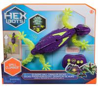 HEX BOTS Glow-in-The-Dark Gecko, Robot Radiocomandato Ricaricabile, Giocattolo C