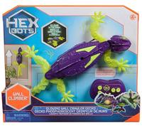 HEX BOTS Glow-in-The-Dark Gecko, Rechargeable Remote Control Kids, Climbs Walls Prank Toys & Games, RC Robot for Boys & Girls Ages 4 & Up, Multicolore, 6075451
