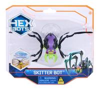 Hex Bots - Skitter Bot ragno, giocattolo robotica, 6 gambe meccaniche, occhi LED luminosi, ragno strisciante, due varianti, dai 4 anni in su