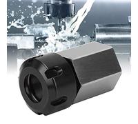 Hex Collet Chuck Silver Carbon Steel CNC Lathe Tool Holder ER32UM, High Strength, Quick Clamping, Long Service Life, 0.015mm Accuracy (TANIQIACAyn47j-13)