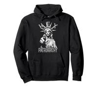 Hex Il Patriarcato Zombie Liberty Femminista Halloween Gothic Felpa con Cappuccio