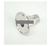 Hex Nut 1/2" Male x 1.5" Tri Clamp 304 Stainless Steel Ferrule Clamp Pipe Fitting Connector