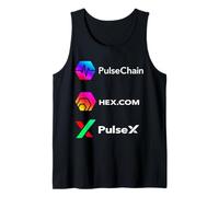 Hex PulseChain PulseX Crypto Pls Logo delle risorse digitali Canotta