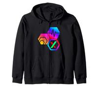 Hex PulseChain PulseX Crypto Pls Logo delle risorse digitali Felpa con Cappuccio