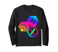Hex PulseChain PulseX Crypto Pls Logo delle risorse digitali Maglia a Manica