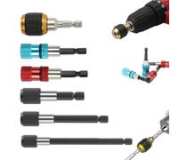 Hex Shaft Quick-Change Adapter for Power Drill,Heavy-Duty Socket Converter and Drill Bit Extension,1/4in Hex Shank Bit Adapter(6Pcs)