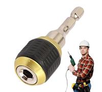 Hex Shank Bit Holder, Metal Hexagonal Self-Locking Bit Holders, 5.91 1 pollici portatile Multipurpose Attachment for Electric Drill, Screwdriver, and Power Tools