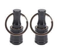 Hex Shank Screwdriver Bits Holder | 2pcs Quick Release Extension Bar for Drill/Screwdriver/Electric Driver | Keychain Design, Aluminum Alloy, 7mm Chuck