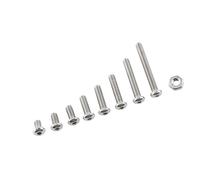 Hex Socket Screws and Hex Nuts 300pcs Set Made of A2 Stainless Steel for