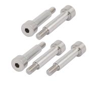 Hex Socket Shoulder Bolt 8mm Shoulder Dia 30mm Shoulder Length M6 Thread 5pcs