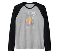 Hex The Patriarchy Gotico Occulto Streghe femministe Maglia con Maniche Raglan