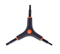 Hex Tool Set, Y-Shaped Triple Head Steel Hex Wrench with Non-Slip Grip, Portable Ergonomic Hexagon Tools for Efficient Bike Maintenance, Home Repair, and Workshop Use