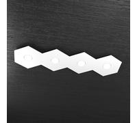 HEXAGON APPLIQUE-PLAFONIERA 4 LUCI BIANCO 1142-4L-BI