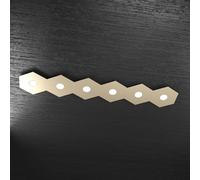 HEXAGON APPLIQUE-PLAFONIERA 6 LUCI SABBIA 1142-6L-SA