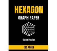 Hexagon Grid for Game Design: 6 mm Hex Graph Paper Notebook for Board Game Design, Strategy Game Maps and Game Layout Planning | Large 8.5 x 11