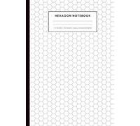 Hexagon Notebook: Small Hexagonal Grid Paper Journal for Gaming, Design, Chemistry and Creative Projects - 110 Pages