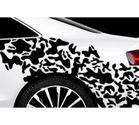 Hexagon Pixel Cyber - Adesivo mimetico per auto, motivo: onde a nido d'ape