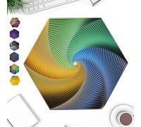 Hexagon Spiral Toys,Fractal Fidget Hexagon 3d Fidget,3D-Druck Hexagon Cube Fidget Gear Spielzeug,fractal fidget hexagon,3d printed hexagon fidget toy,fractal fidget hexagon fingertip decompression toy