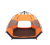 Hexagon Tent Outdoor Camping Thick Warm Winter Field Automatic Girl Pink 2-3-4 People 5-8 People Tent Sunscreen shed Pop-up Large Camping Tent Cabin Beach Tent Quick Installation Water