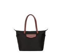 Hexagona BOLSO, Borsa con Manico Lungo Donna, Nero/Marrone, Taglia Unica