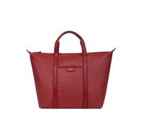 Hexagona - Borsa a mano - Materiale ecologico - Compatibile con formato A4 - Da donna - Collezione Joyce, rosso scuro, Taglia unica