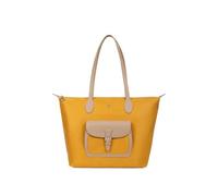 Hexagona - Borsa a spalla - Materiale impermeabile - Compatibile con formato A4 - Da donna - Collezione Kiana - Giallo