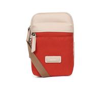 Hexagona - Borsa a tracolla - compatibile con cellulare - donna - collezione Livia, Mattone/Avorio, taglia unica