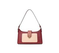 Hexagona - Borsa a tracolla con 1 manico - Tracolla regolabile - da donna - Collezione Merline, Bordeaux/Multicolore, Taglia unica