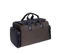 Hexagona - Borsa da viaggio - Compatibile con cellulare - da uomo - Collezione Citizen, Marrone/nero, Chic